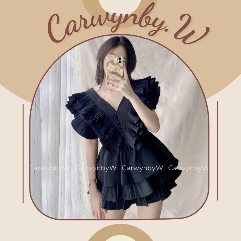 Áo Bèo Cổ V (Lily Top)
