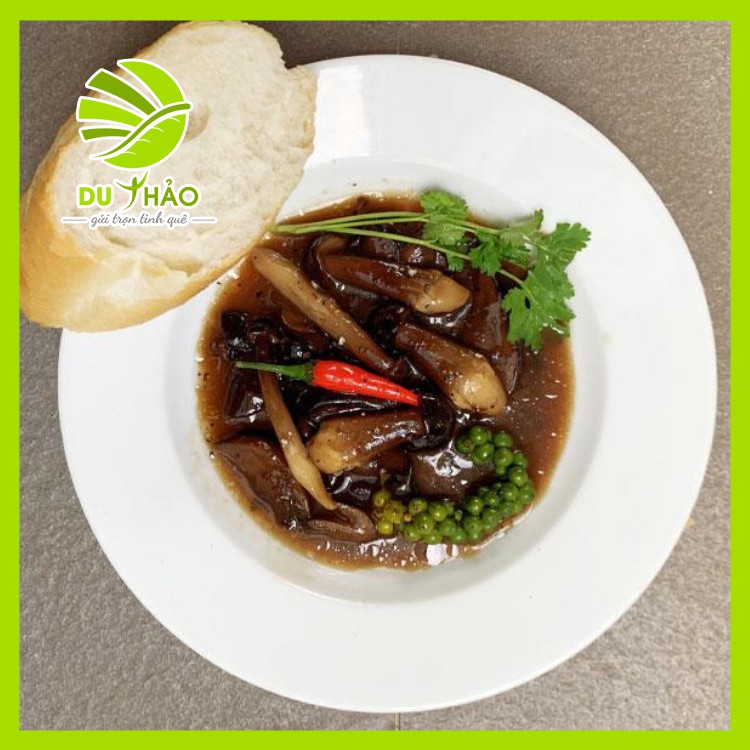 Đặc sản nấm mối đen kho tiêu ăn chay Phú Quốc 150g, thực phẩm chay ăn liền | BigBuy360 - bigbuy360.vn