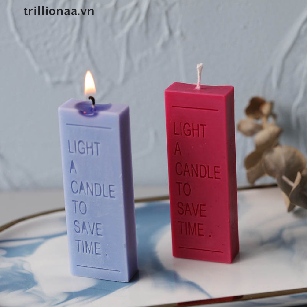 Khuôn Silicone Làm Nến Thơm DIY Đơn Giản Tiện Lợi