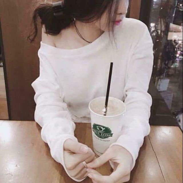 Áo thun lệch vai( kèm video và ảnh thật)
