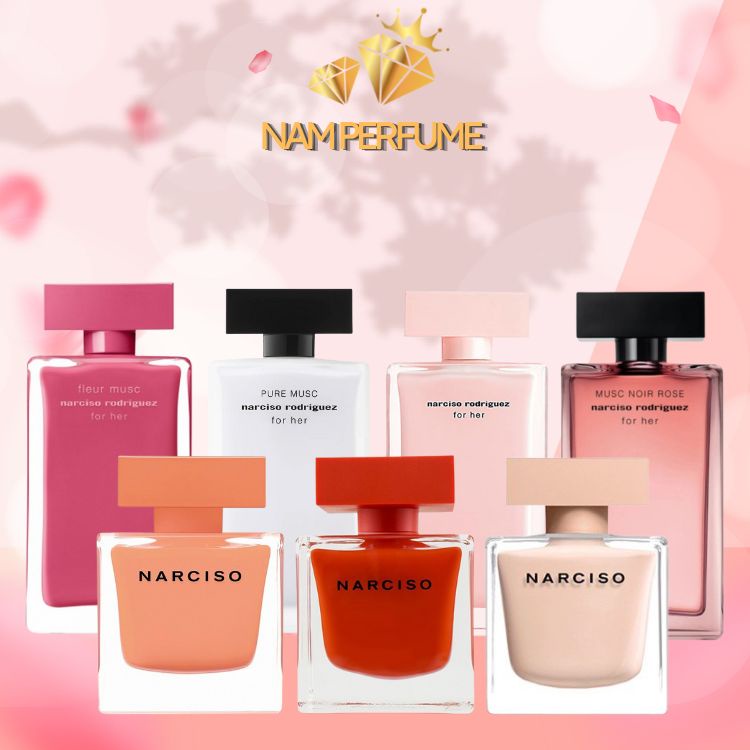 Nước Hoa Narciso For Her EDP 100ML - Narciso Poudree 90ML Nước Hoa Nữ Chính Hãng