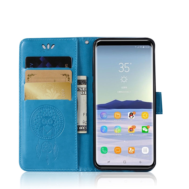 Lekaari Bao da điện thoại có ngăn đựng thẻ cho Samsung Galaxy S20 Ultra S10 S9 S8 Plus S10E