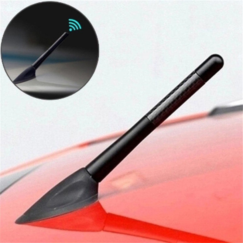 Ăng ten ngắn 12cm bằng sợi carbon cho xe hơi