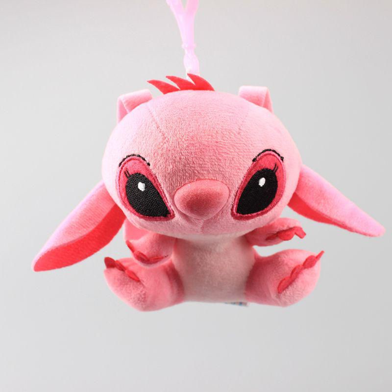 Móc khoá đồ chơi thú bông Lilo và Stitch mini 10cm làm quà tặng/trang trí túi
