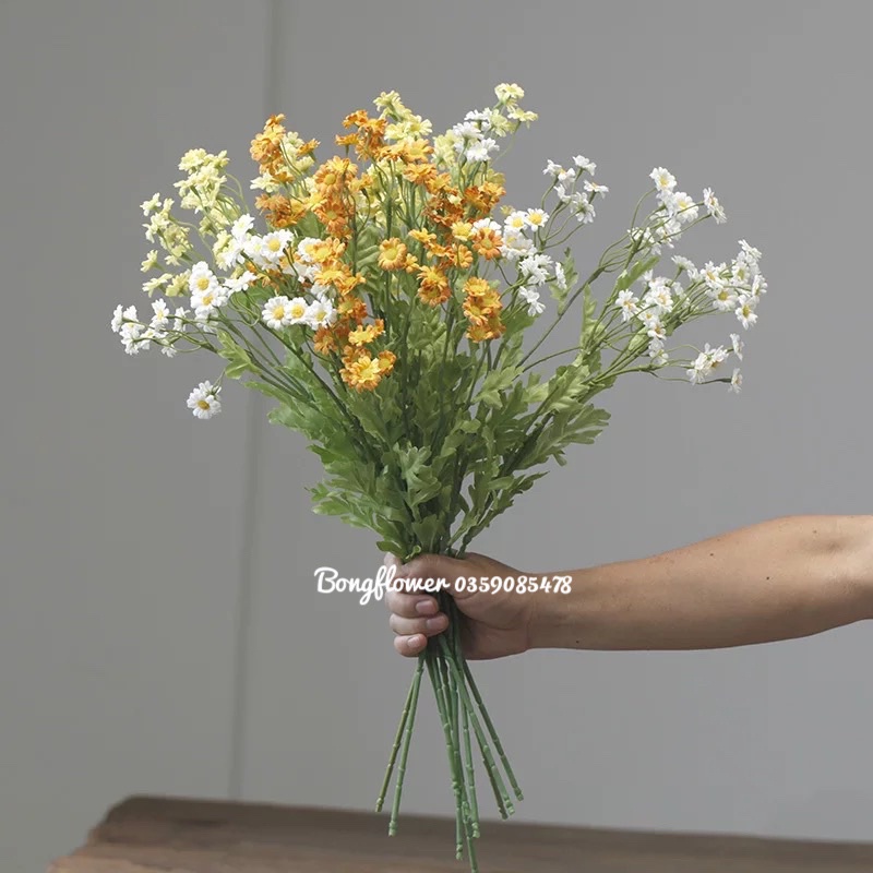 Cúc tanna giả trang trí nhà cửa decor siêu xinh giống thật 99%