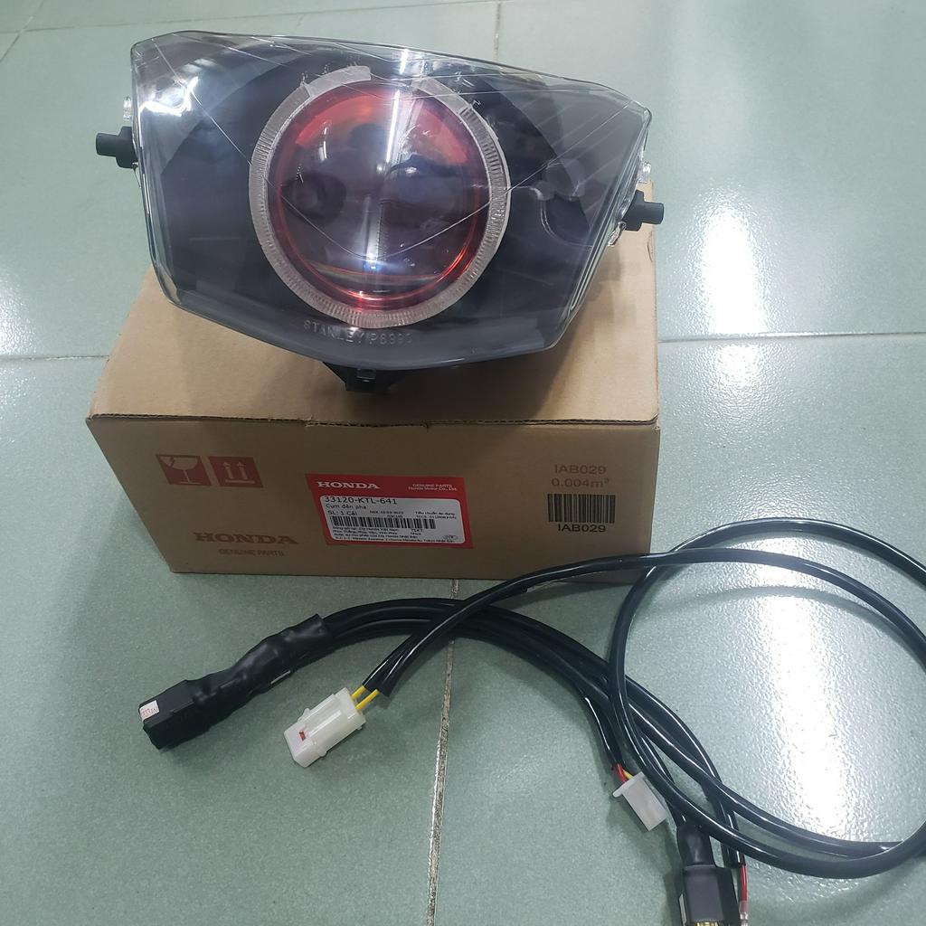 Chóa Đèn Bi Cầu Wave Alpha Wave S110 Và Wave RS 110 Chóa Zin Wave Kèm Đèn Bi Cầu M10 Lắp Sẵn