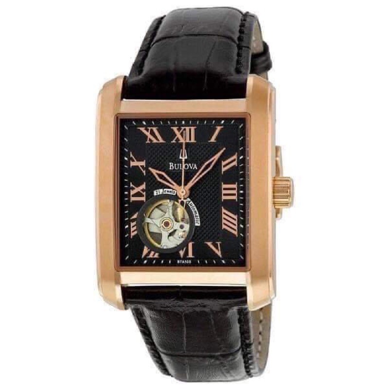 Đồng hồ nam BULOVA Automatic Series 160 Mechanical Rose Gold-tone Men's Watch