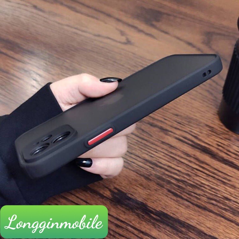Ốp lưng nhám VIVO chống sốc bảo vệ camera