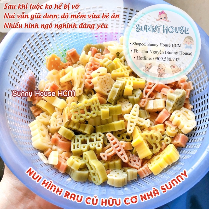 Nui Hữu Cơ Cho Bé Gói Nhỏ 50g - 100g