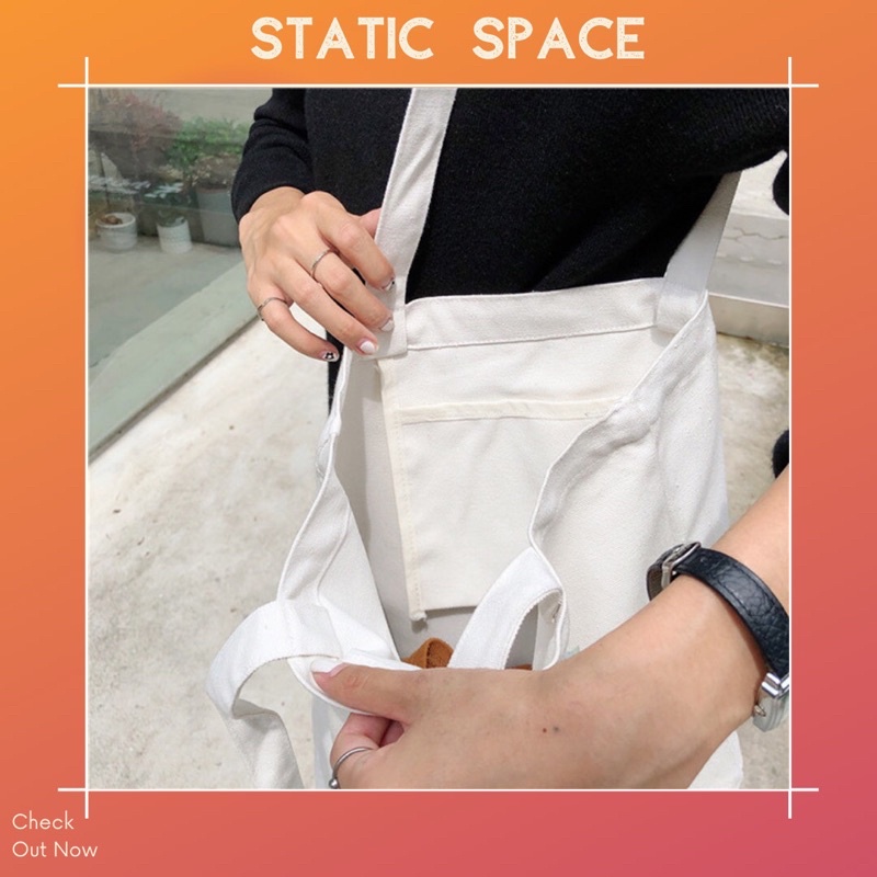 TÚI TOTE BAG DỄ THƯƠNG ULZZANG - STATIC SPACE