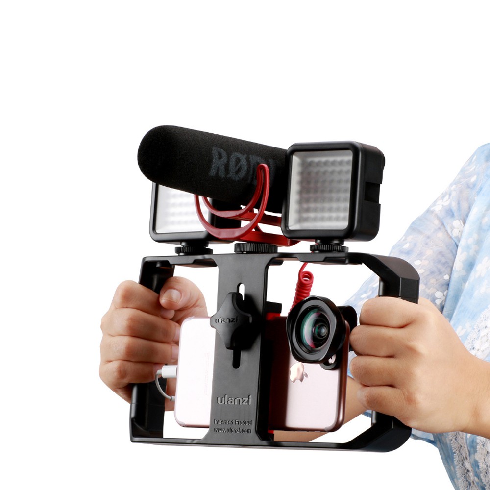 Khung tay cầm hỗ trợ quay phim cho Điện Thoại | Smartphone Video Rig/Grip