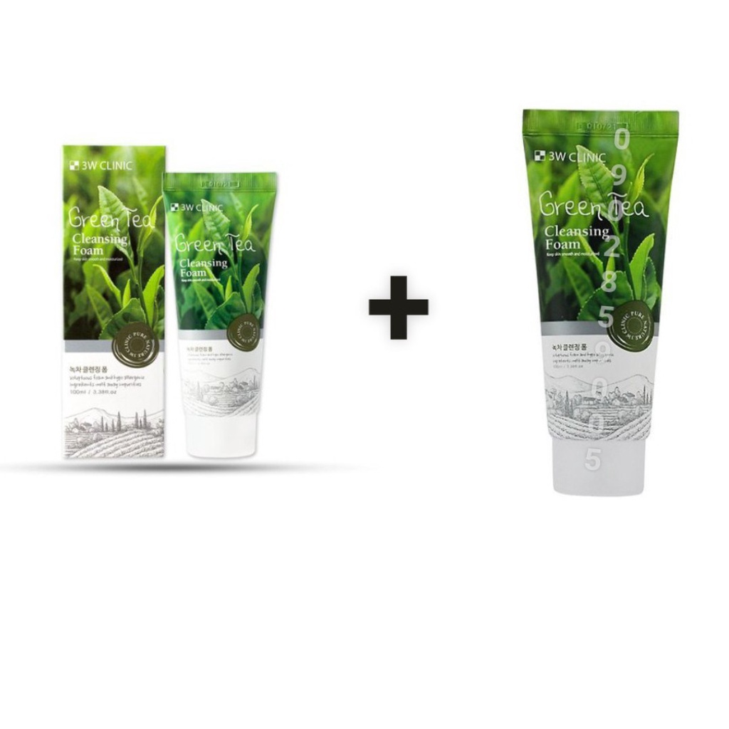 Sữa rửa mặt 3w trà xanh