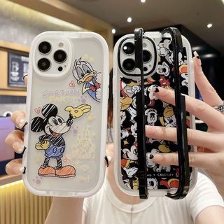Ốp Điện Thoại Dẻo Họa Tiết Hoạt Hình Mickey Minnie Dễ Thương Cho iPhone 7 8 Plus X XR XS Max 11 12 13 Pro Max