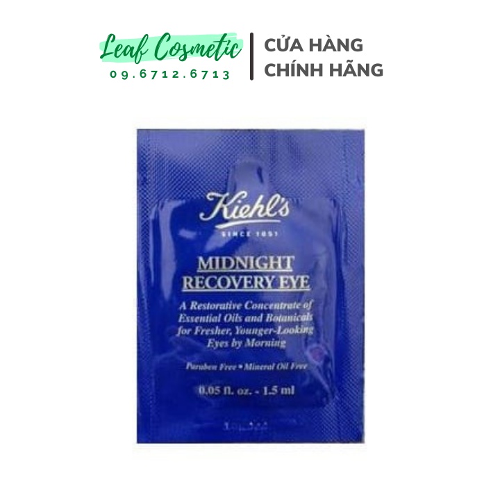 Kem Mắt Phục Hồi Chuyên Sâu KIEHLS Midnight Recovery Eye | Sample Kiehl's