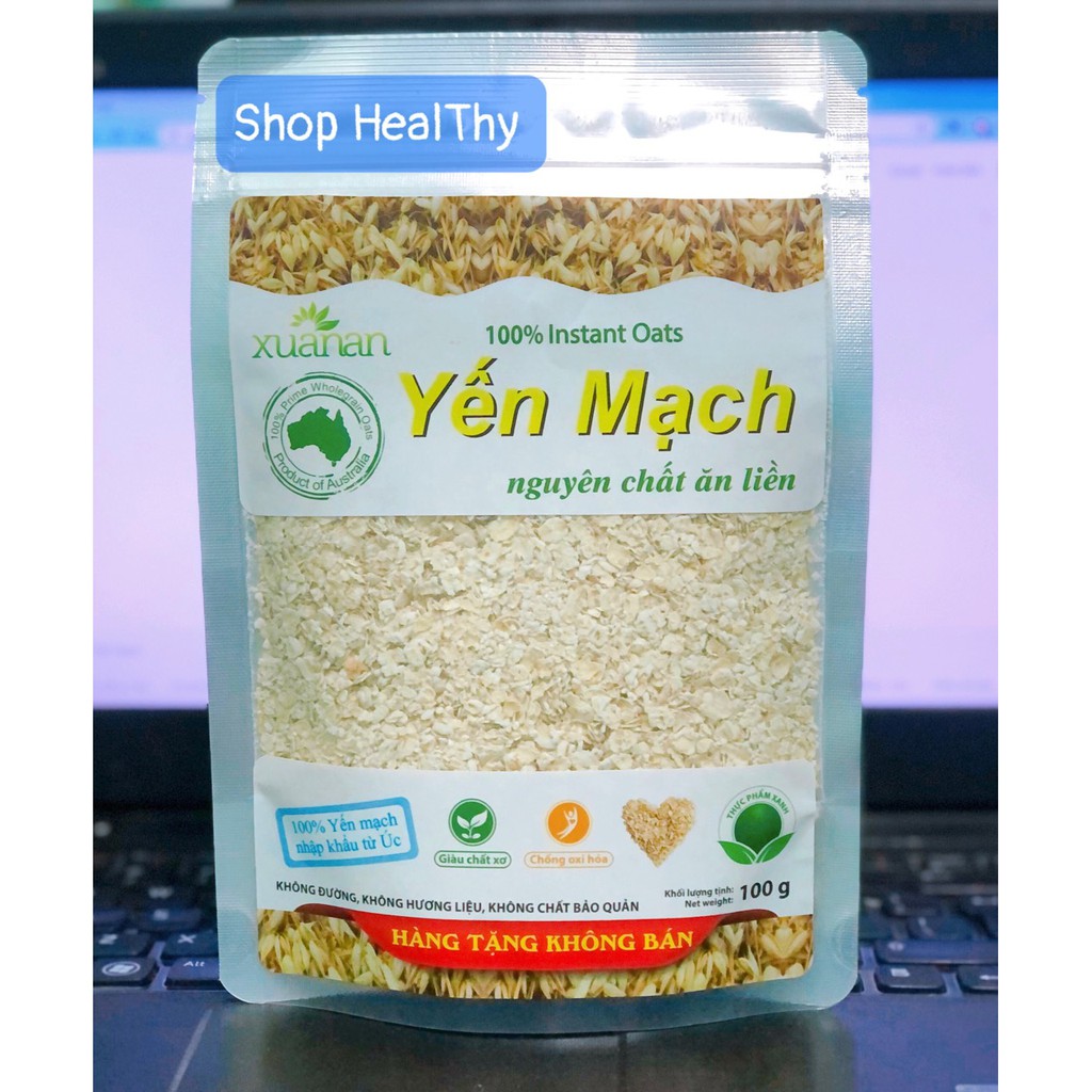 Yến Mạch Xuân An Nguyên Chất Ăn Liền Hộp 400gr - [Tặng Hàng KM Đính Kèm]