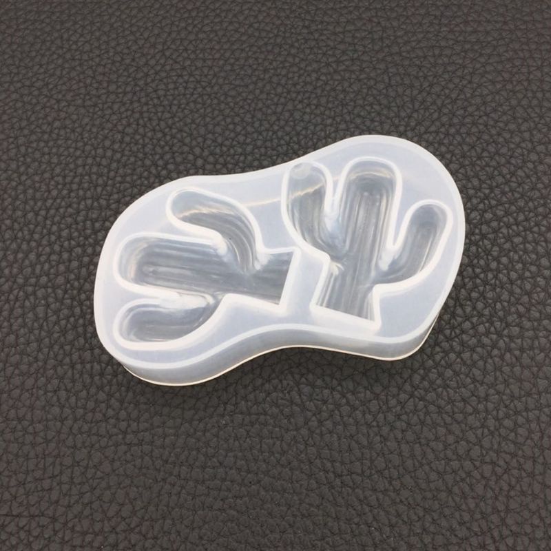 Sa Khuôn Silicon Làm Mặt Dây Chuyền Hình Cây Xương Rồng 3.35x1.57x0.59in