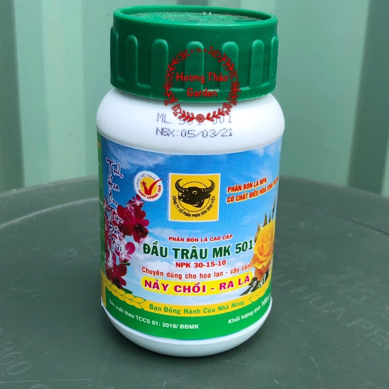 Bộ 3 Phân Bón Đầu Trâu 501-701-901 Chuyên Dùng Cho Hoa Lan & Và Cây Kiểng