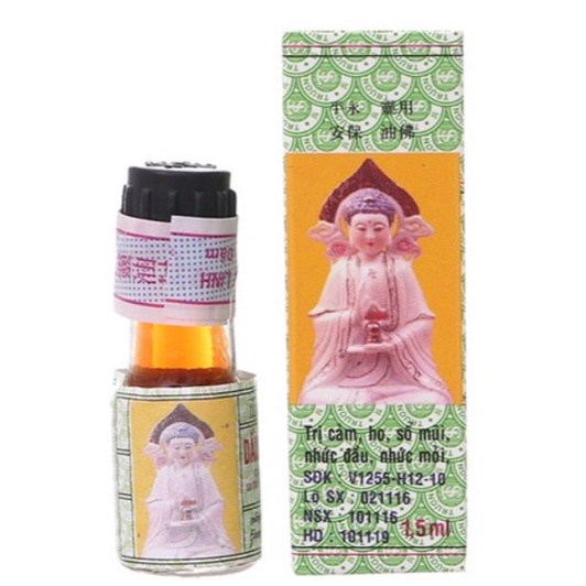Dầu Gió Phật Linh Trường Sơn 1.5ml và 5ml