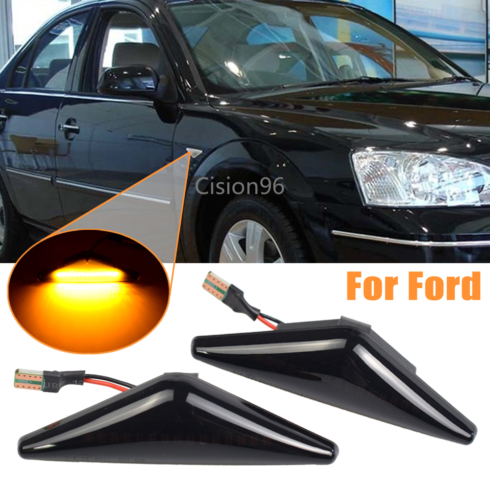 Bộ 2 Đèn Led Nhấp Nháy Báo Rẽ Cho Ford Mondeo Mk3 2000-2006 Focus Mk1 1998-2004