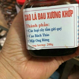 Sỉ giá gốc 200g cao lá đau xương khớp