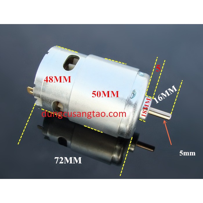 Motor 895 24V 2 bạc đạn 3000-6000 vòng/phút, 6000-12000 vòng/phút loại nhanh 10000-2000 vòng/phút