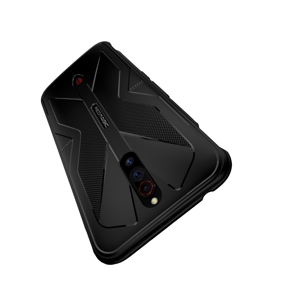 Ốp lưng Red Magic 5G / Red Magic 6 / 6 Pro chống sốc tản nhiệt vân Carbon kiểu dáng Gaming cao cấp 1