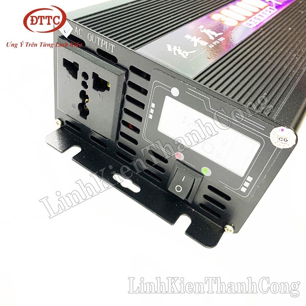 Bộ Kích Điện Inverter Sin Chuẩn 24V Lên 220VAC 3000W