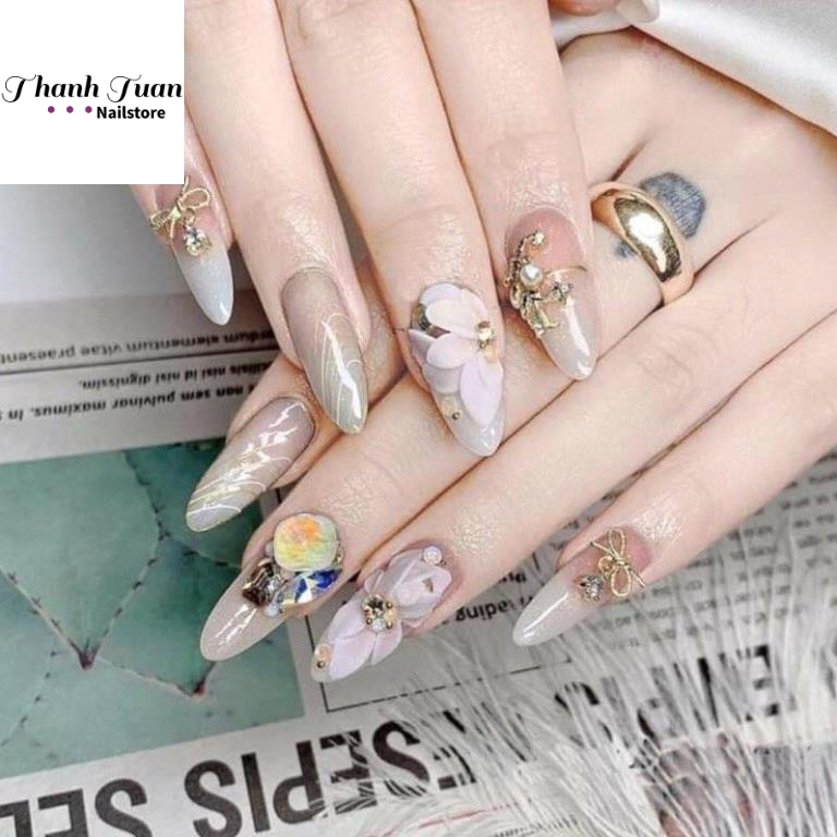 Cọ đắp hoa cán gỗ - nặn hoa Kolinsky Germany đầu tròn cao cấp   - Phụ kiện đồ nail