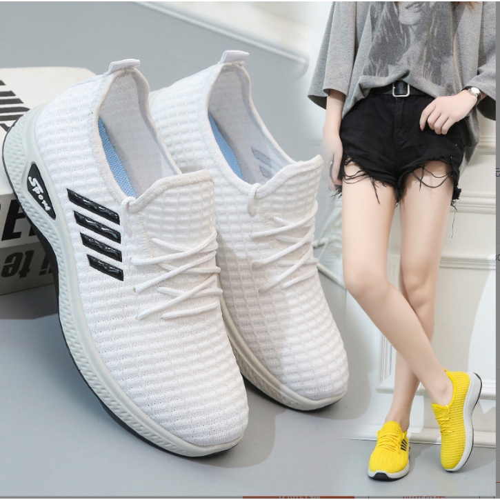 Xả Hàng Giày Thể Thao Nữ Trắng Giá Rẻ