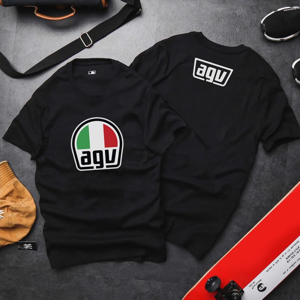 (SALE 50%)Áo Thun AGV Biker Cotton Cao Cấp