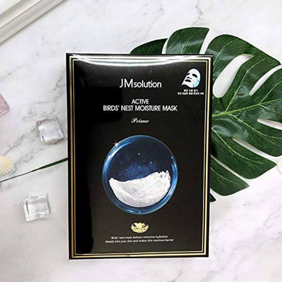 Combo 5 Mặt Nạ Tổ Yến Dưỡng Da Trắng Sáng, Phục Hồi Da Chuyên Sâu JM solution Active Birds' Nest Moisture Mask 30ml x5