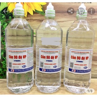 [Giá rẻ mỗi ngày]Cồn 90 Độ VP (1000ml) Chai Trắng