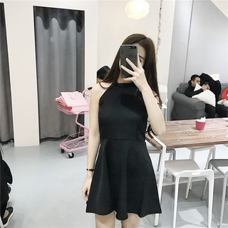 ĐẦM XÒE CỔ YẾM D734