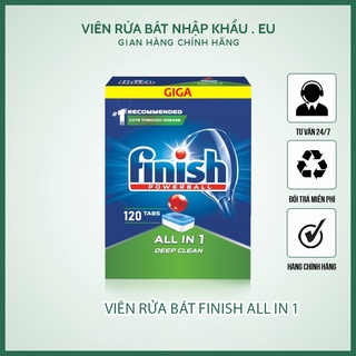 Viên rửa bát Finish All in one 120 viên/ hộp