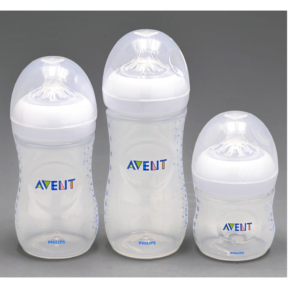 [Được chọn núm] Bình sữa chống đầy hơi Philips Avent Natural 125ml 260ml 330ml