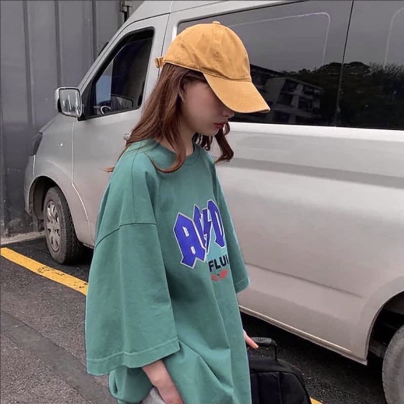 Áo thun phông logo tay nam nữ Full size PINK tay lỡ form rộng ACDC Unisex