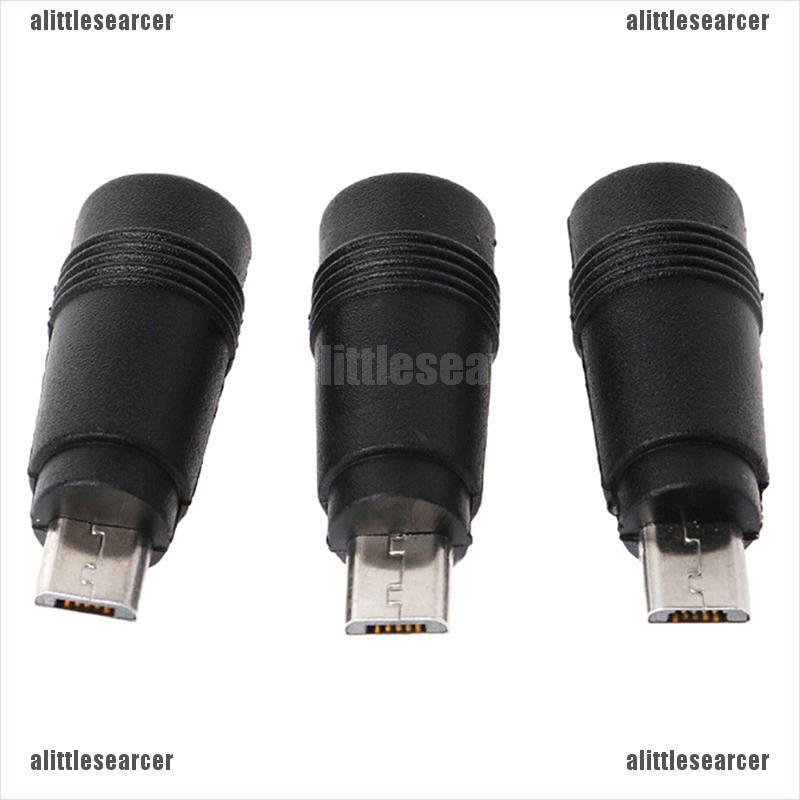 POWER 2 Đầu Chuyển Đổi Dc 5.5x2.1mm Cái Sang Micro Usb 5pin Đực