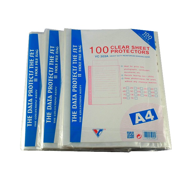 Bìa lỗ a4 định lượng 300g VC