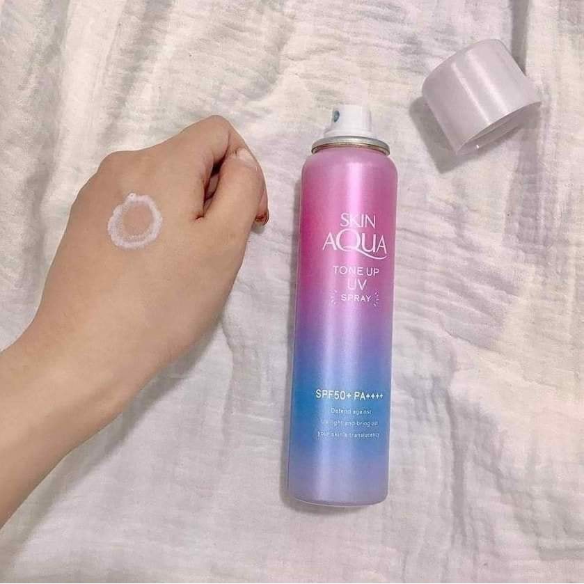 Kem chống nắng Skin Aqua nâng tone Tone Up UV Essence - Milk - Spray | BigBuy360 - bigbuy360.vn