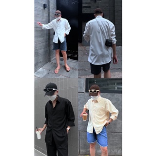 SIAM SOMI TRẮNG ĐEN và VÀNG KEM DÀI TAY ĐƠN GIẢN FORM RỘNG