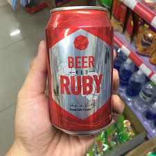 Thùng 24 lon Bia Red Ruby 330ml
