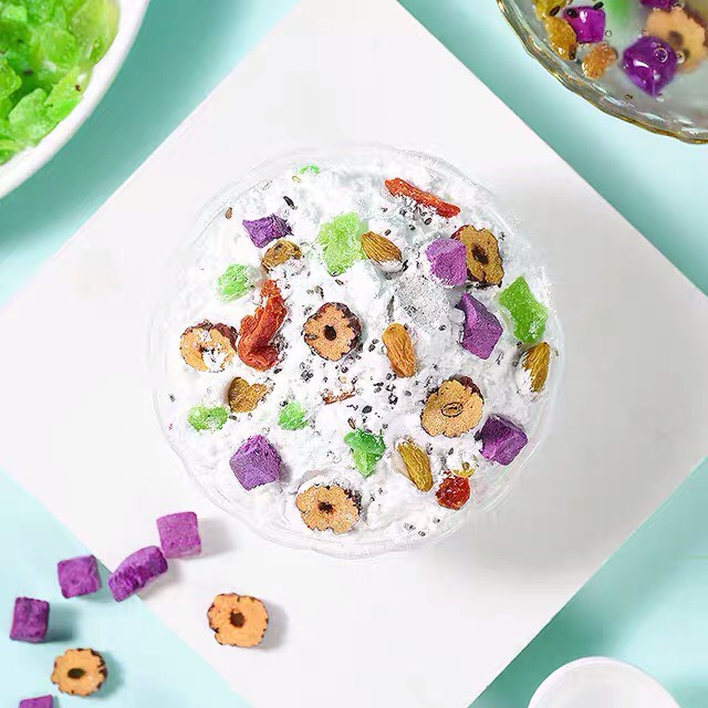 Bột Củ Sen Mix Hạt Dinh Dưỡng Lỹ Tử Thất Chè Dưỡng Nhan- Ngũ Cốc Giảm Cân Ăn Kiêng Mix Hoa Quả - Đồ Ăn Vặt Ruvask