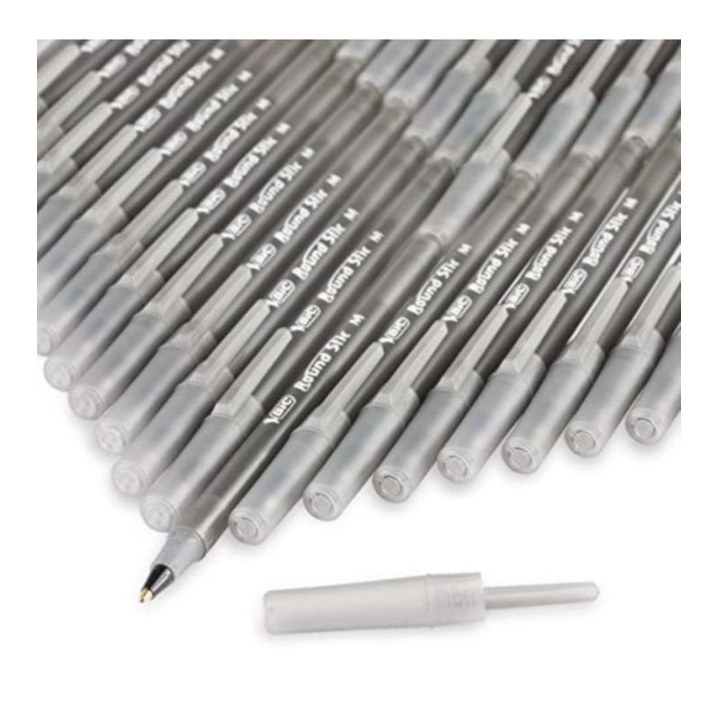 Bút bi BIC Round Stic Xtra Life Ballpoint Pen, nét bút 1.0mm