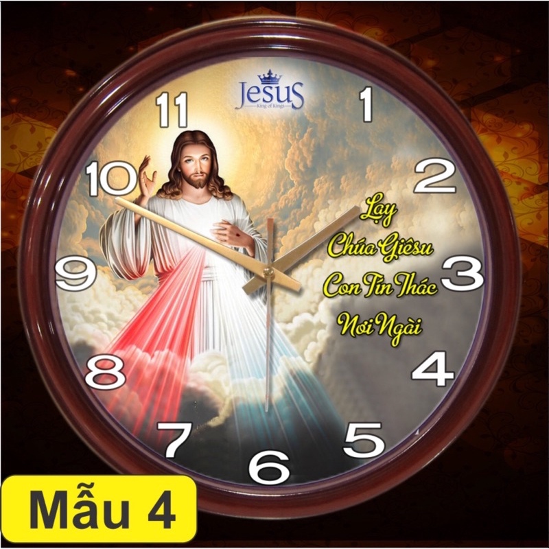 ĐỒNG HỒ TRÒN CÔNG GIÁO-QUÀ TẶNG CÔNG GIÁO