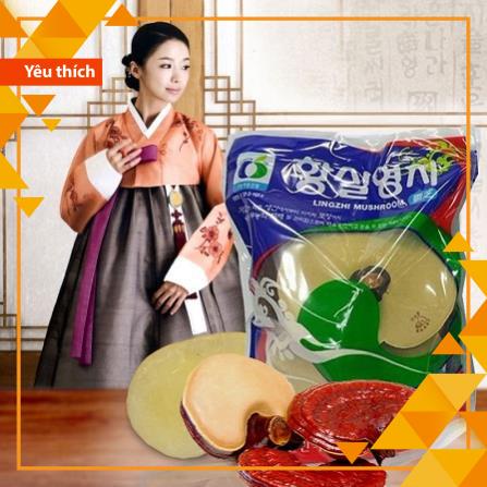 Nấm Linh Chi Thái Lát Hàn Quốc Túi Xanh 1kg - Chính Hãng | BigBuy360 - bigbuy360.vn