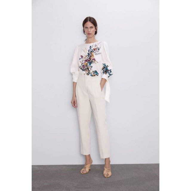 Áo Voan Zara hoa cực đẹp