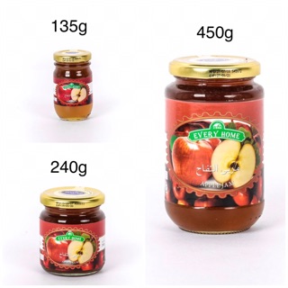 Mứt táo 3 size, 135g, 240g, 450g nhập khẩu malaysia, everyhome - công ty eu food vn