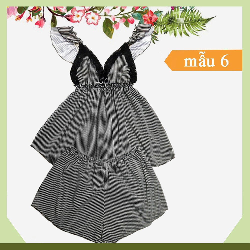 Đồ ngủ sexy satin phối ren hàng bigsize dưới 90kg | BigBuy360 - bigbuy360.vn