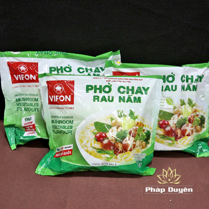  Thực Phẩm Chay - Phở Chay Rau Nấm Vifon, Gói 65gr