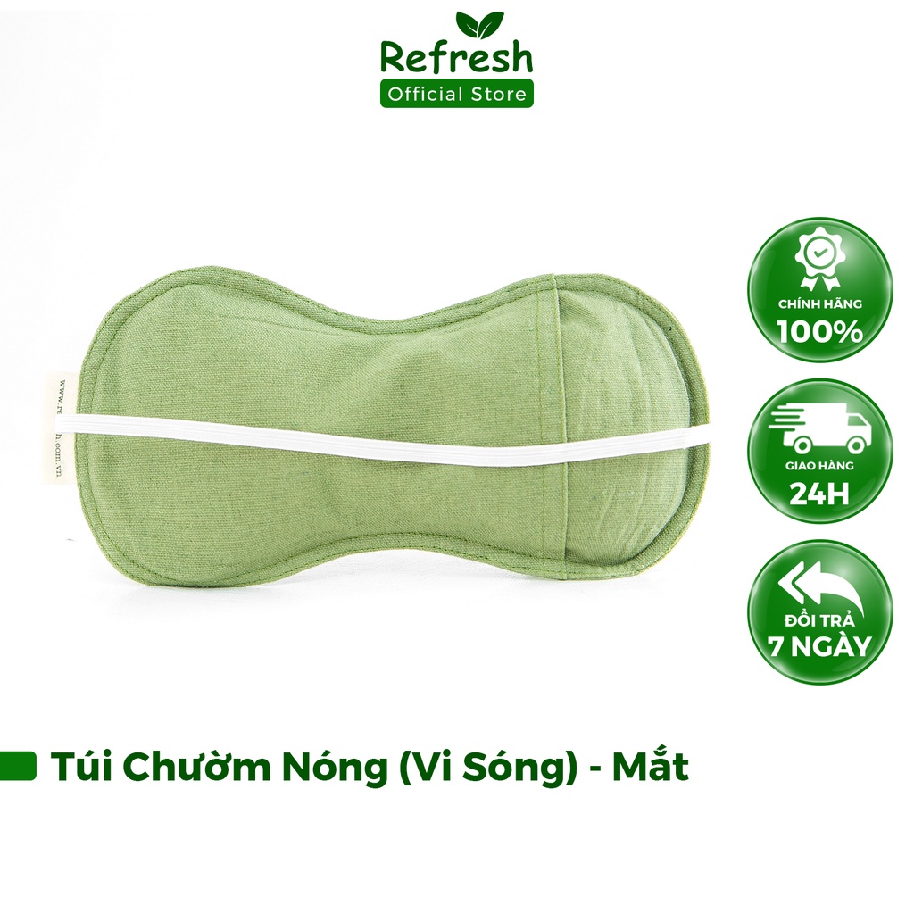 Túi Chườm Nóng, Chườm Lạnh Thảo Dược REFRESH Giảm Nhức Mỏi Mắt, Giảm Quầng Thâm, Bọng Mắt, Tăng Tuần Hoàn Máu